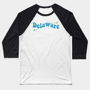 Delaware - Groovy Baseball T-Shirt